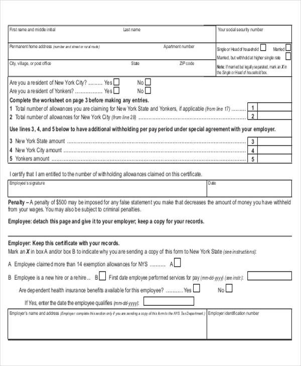 Tax Forms New Employee 2022 Employeeform