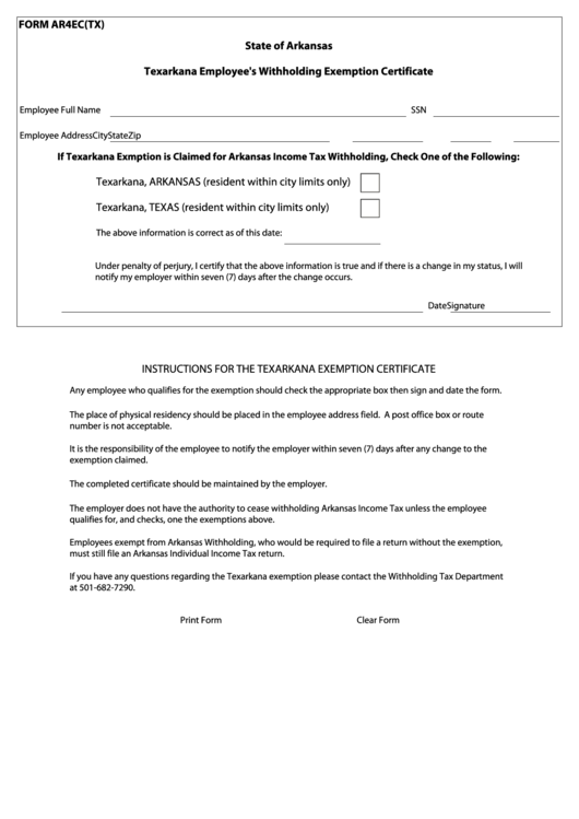 Texas Employee Tax Withholding Form 2022 Employeeform