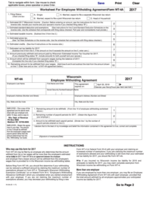 Top 6 Form Wt 4 Employee S Wisconsin Withholding Exemption ...