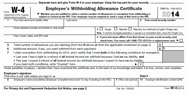 Understanding Taxes Simulation Completing Form W 4