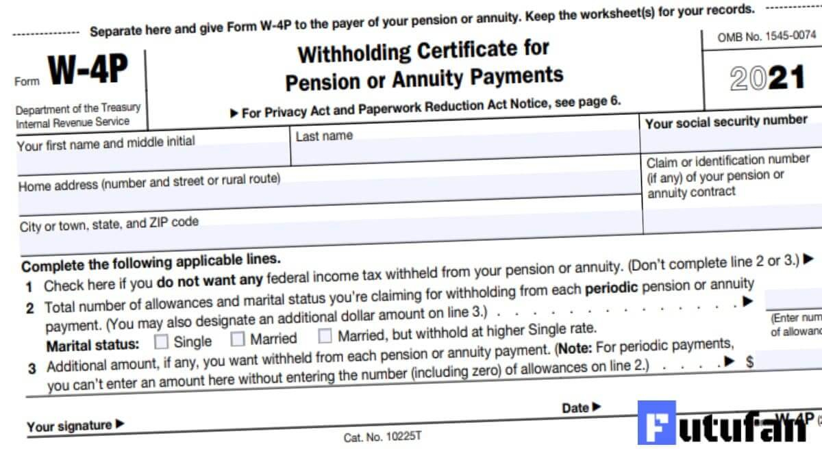 W4P Form 2022 2023