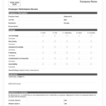 15 Sample Performance Review Template SampleTemplatess