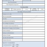 Amazing Employee Performance Evaluation Template Excel Runbook Example