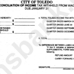 City Of Toledo Employee Withholding Tax Forms WithholdingForm