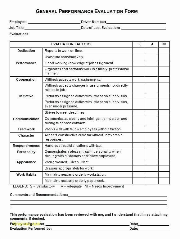 Collection Supervisor Evaluation Form Performance Evaluation 