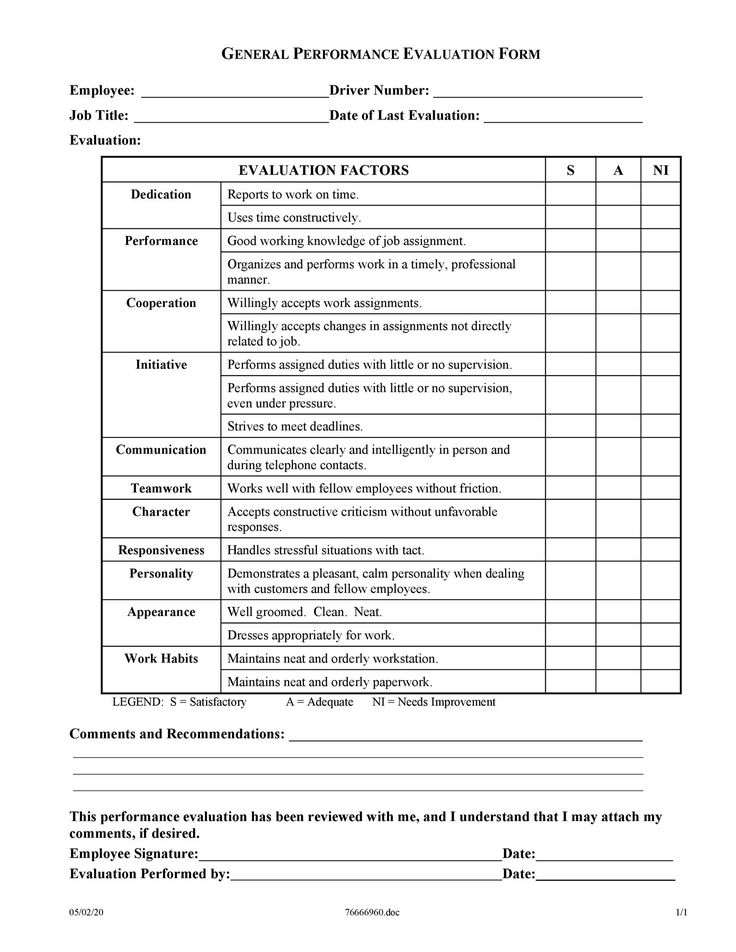 Download Performance Review Examples 37 Performance Reviews 