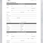 Easy To Edit Employee Information Printable Form Microsoft Etsy