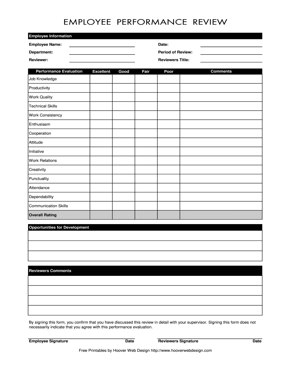 Employee Self Evaluation Questions Fill Online Printable Fillable 