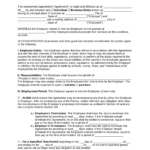 Free New York Employment Contract Templates 4 PDF Word EForms