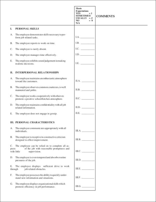 FREE The Purpose Of Employee Evaluation 10 Samples