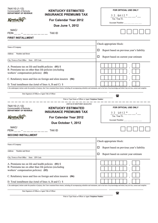 Ky Employee Insurance Tax Forms 2022 Employeeform