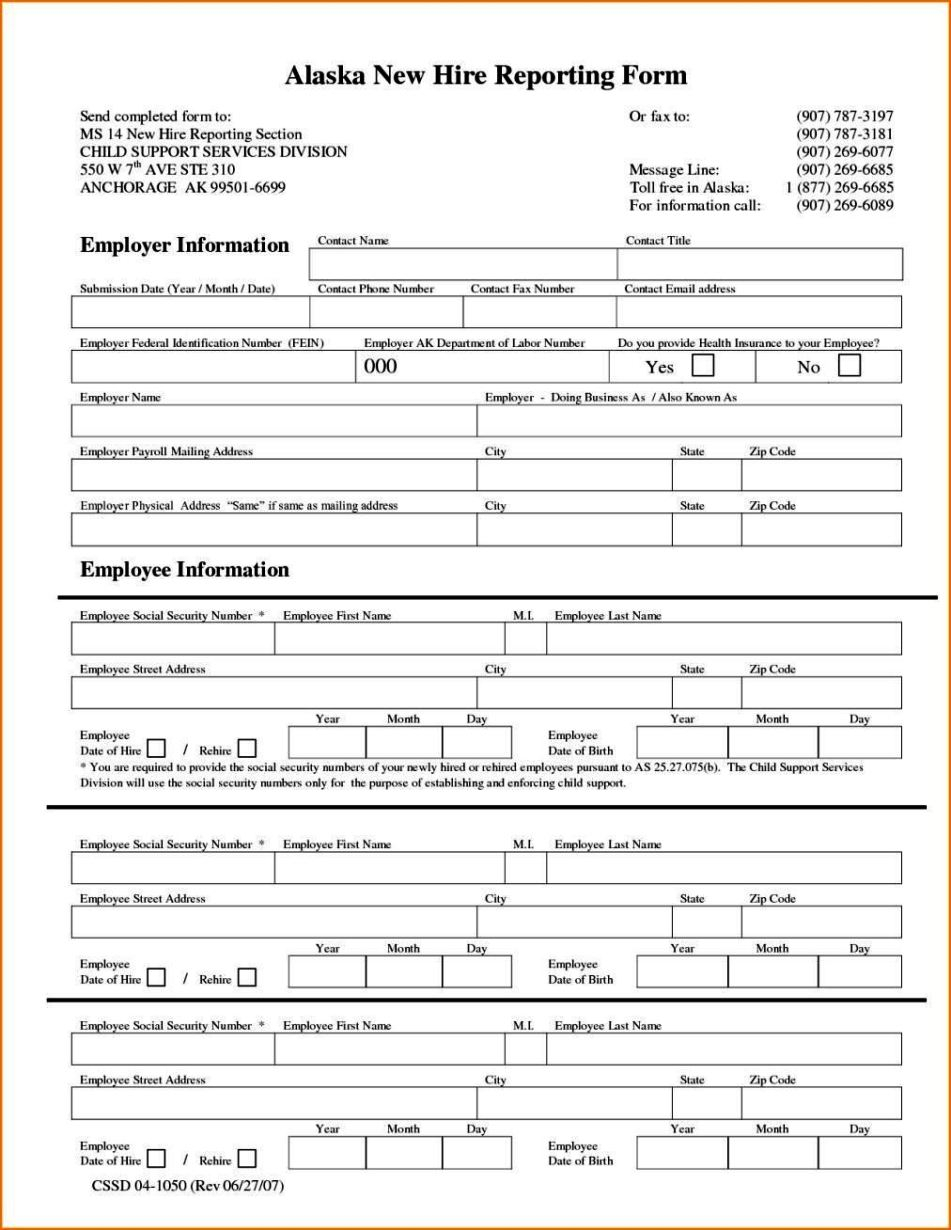 New Employee Forms Usu 2023 Employeeform