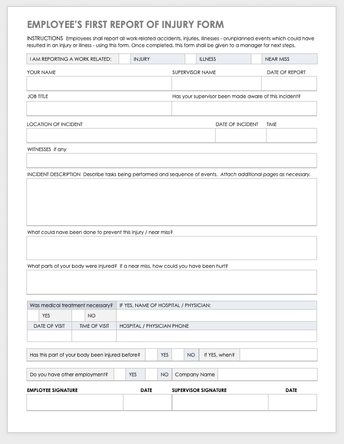 New Employee Report Form De34 2022 Employeeform