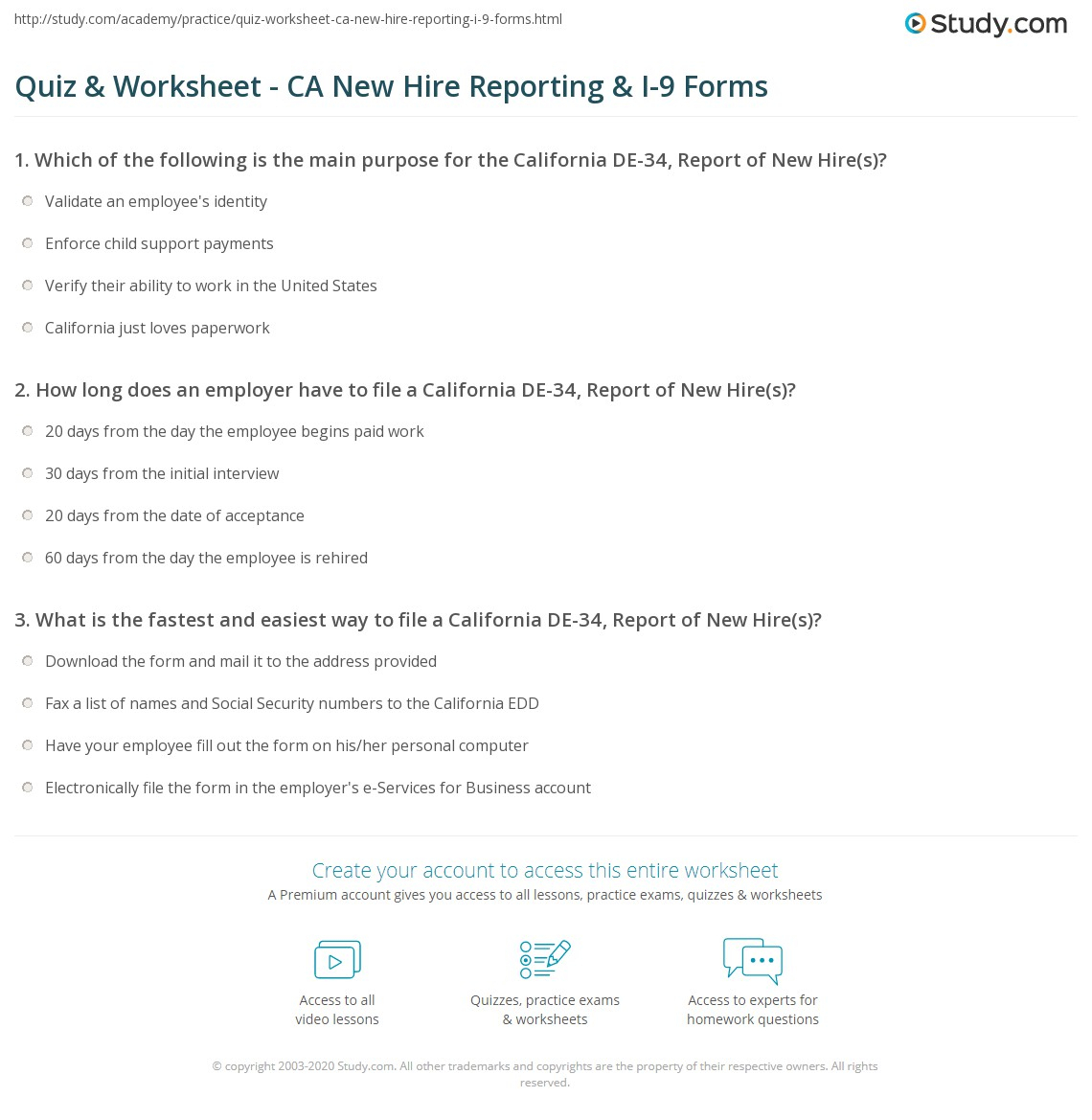 New Employee Reporting Form California 2022 Employeeform