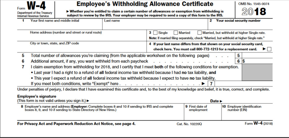 Ohio Employee Income Tax Withholding Form WithholdingForm