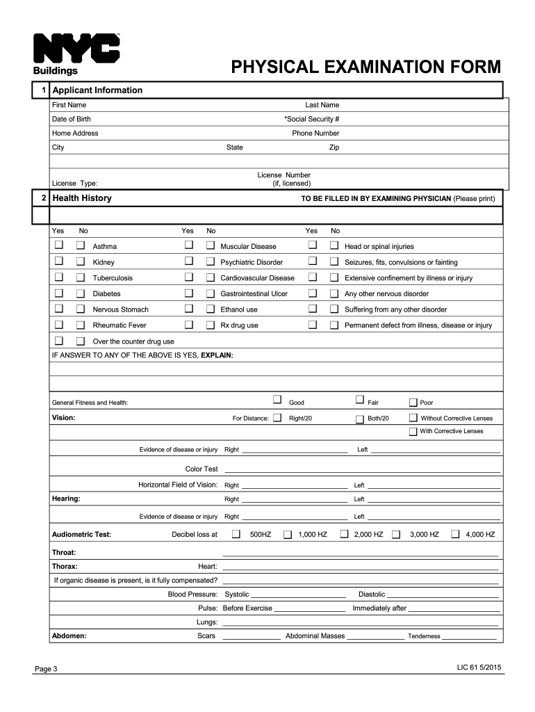 Physical Form Nyc 2020 2022 Fill And Sign Printable Template Online 