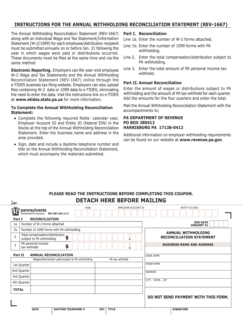 Rev 1667 Form Fill Out Sign Online DocHub